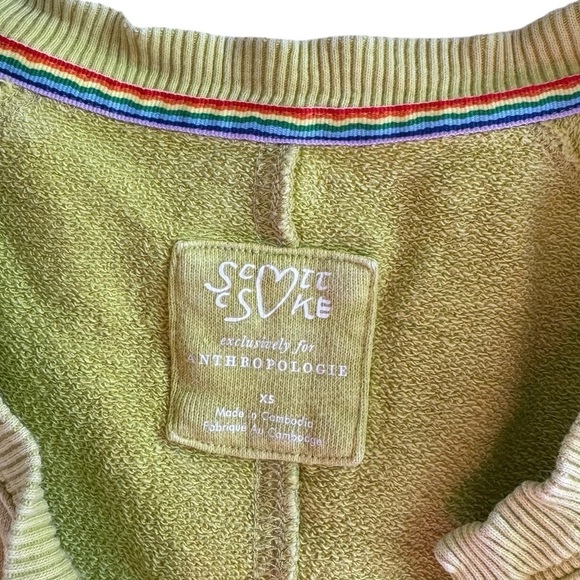 Scott Csoke for Anthropologie Sustainable Sweatshirt Top, Size XS - Picture 8 of 11